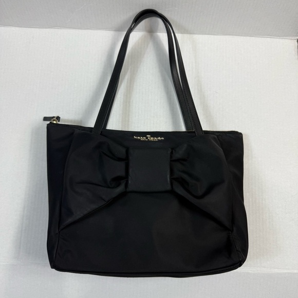 Kate Spade Black Bow Tote Bag - Picture 1 of 13